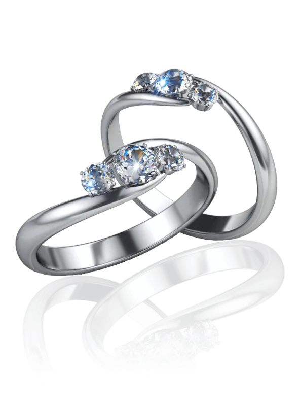 Picture of Misty Wedding Rings